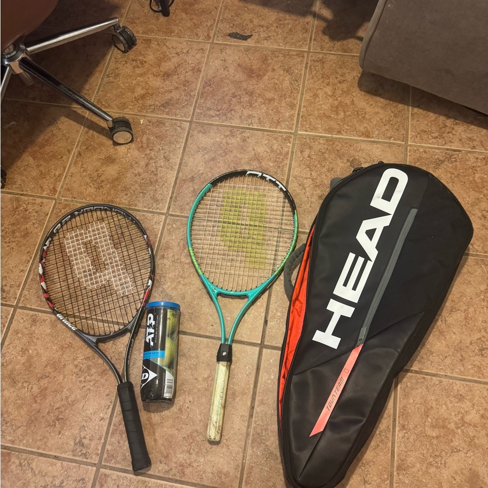 HEAD Dual Tennis Racket Set with Bag